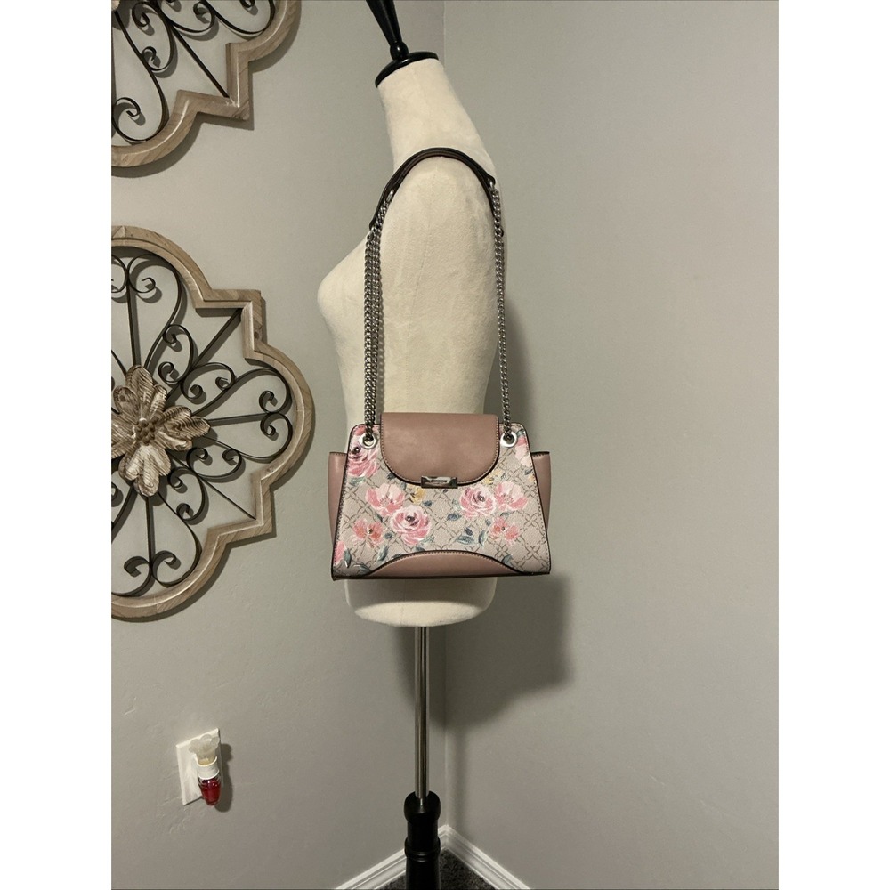 Nine West Kianna‎ Casual Sling Pink Multi Shoulder Bag Women's Handbag